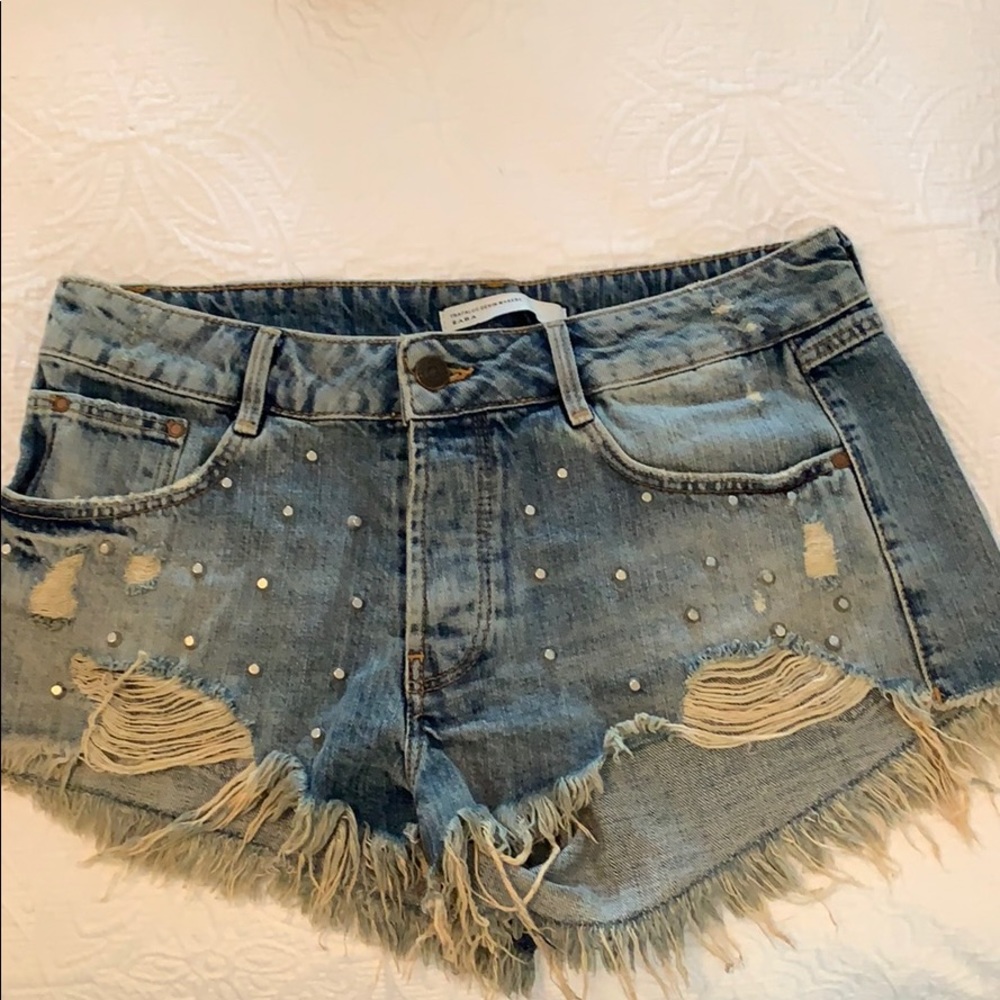 Zara demin shorts